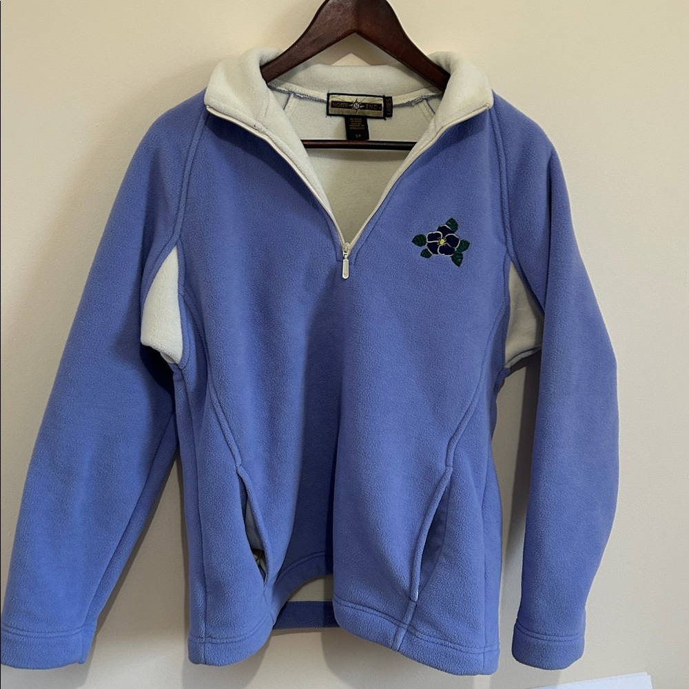 Vintage North end thick fleece jacket women S